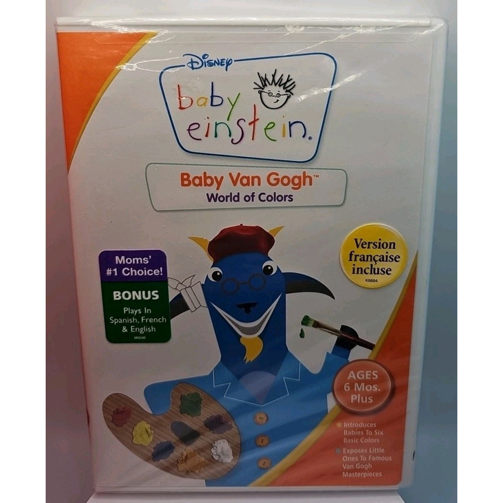 Disney Baby Einstein Baby Van Gogh World of Colors (DVD, Region 1) New Sealed